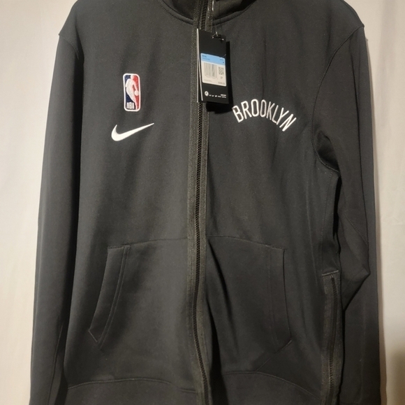 Nike NBA Brooklyn Nets Therma Flex Showtime Jacket CN4010-010 Mens Size Medium - Picture 1 of 9